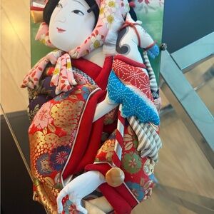 Colorful Japanese Doll Decor
